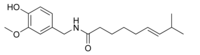 capsaicin molekylstruktur