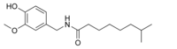 Chemical structure of nordihydrocapsaicin