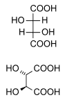 Image:D-tartaric acid.png