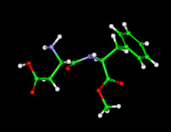 aspartame molecule