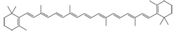 beta carotene structure