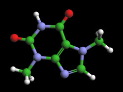 anandamide molecule in chocolate