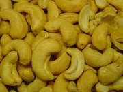 cashew nut snack, roasted and salted