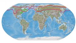 Approximate ranges of the cranberries: Red: Common Cranberry. Orange: Small Cranberry. Green: American Cranberry.