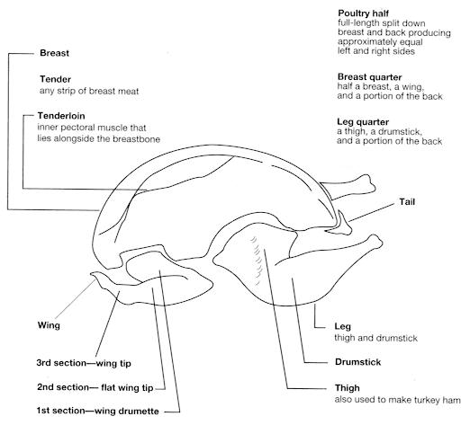 parts of a chicken