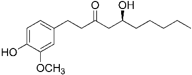 gingerol Molecular Struture