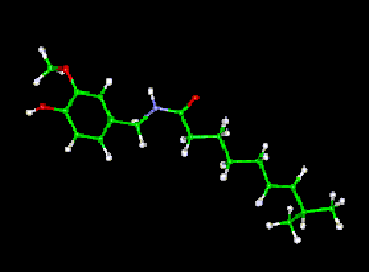 capsaicin molecule