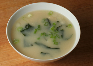 miso soup with umami flavor