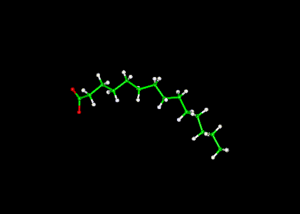 molécule d'acide myristique