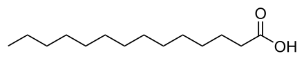 myristic acid structure 