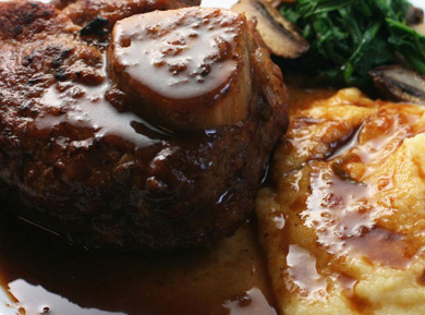 osso bucco cooked in pressure cooker