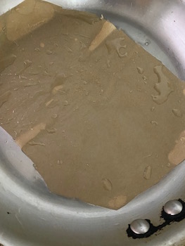 using parchment paper to sear fish 