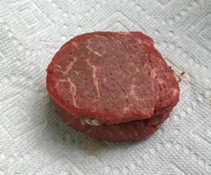 red grass fed beef fillet