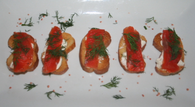 salmon gravlax