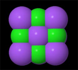 salt crystal molecule