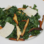 tuscan kale salad with shitake mushrooms